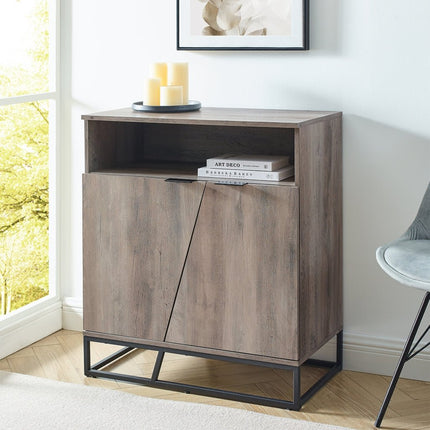 Angled 2-Door Accent Cabinet - Outlet Online UK