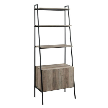 Industrial Wood Ladder Bookcase - Outlet Online UK