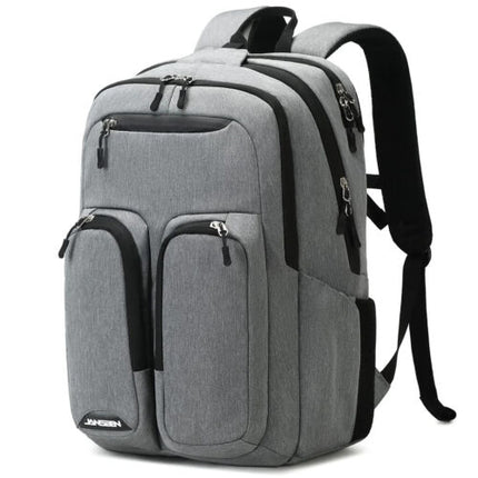 Jansben Grey Backpack for Laptops 15.6" - Outlet Online UK
