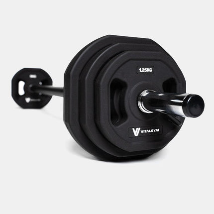 Vital Gym Bodypump Barbell Set (20kg/25kg/32.5kg) - Outlet Online UK