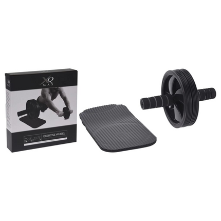 XQ Max Exercise Wheel with Soft Handles Black