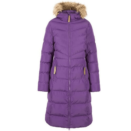 Ladies Trespass Audrey Padded Long Length Jacket - Outlet Online UK
