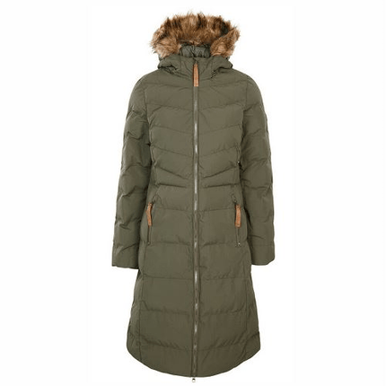 Ladies Trespass Audrey Padded Long Length Jacket - Outlet Online UK