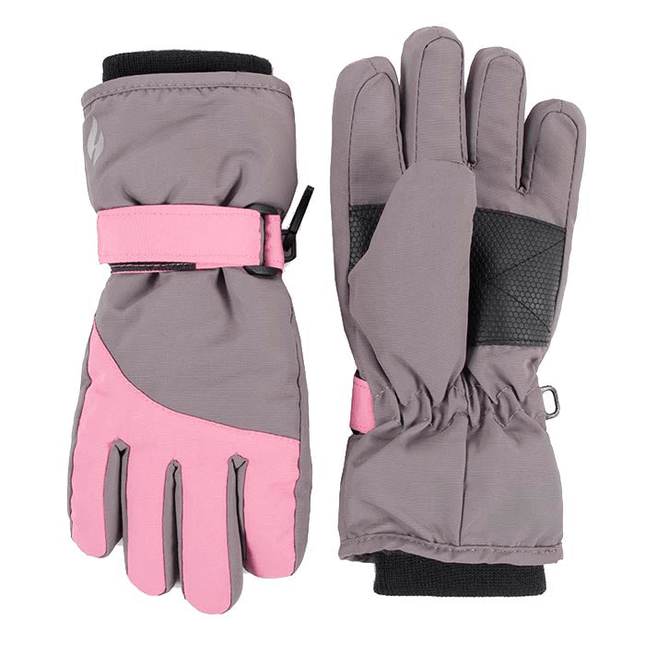 Kids Waterproof Fleece Lined Thermal Ski Gloves - Outlet Online UK