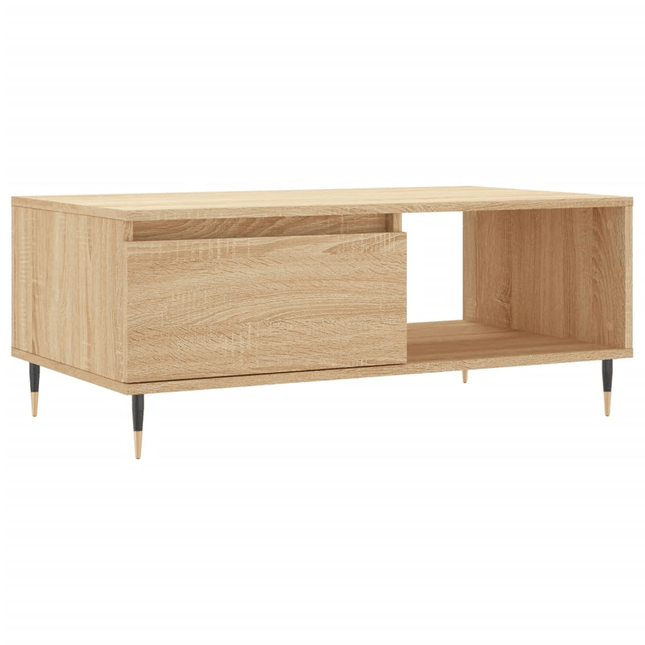 Coffee Table Sonoma Oak Engineered Wood - Outlet Online UK