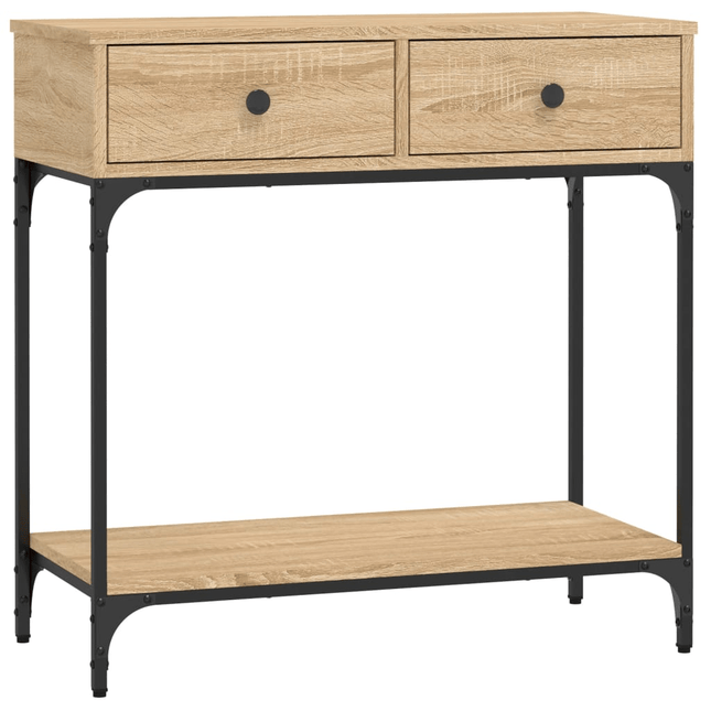 Console Table Sonoma Oak Engineered Wood - Outlet Online UK