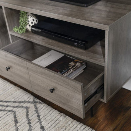 60" Modern TV Stand with Record Storage - Outlet Online UK