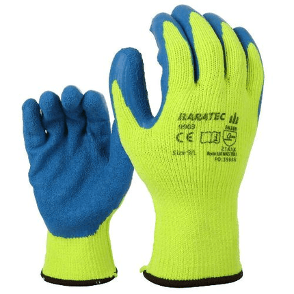 12 x Baratec Warm Workwear Protective Thermal Gripper Glove - Outlet Online UK