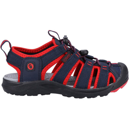 Cotswold Navy/Red Marshfield Recycled Sandal