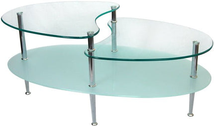Mid Century Modern Glass Coffee Table - Outlet Online UK