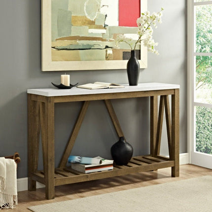 Rustic Entryway Table - Outlet Online UK