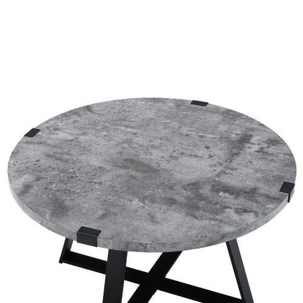 Rustic Round Coffee Table - Outlet Online UK