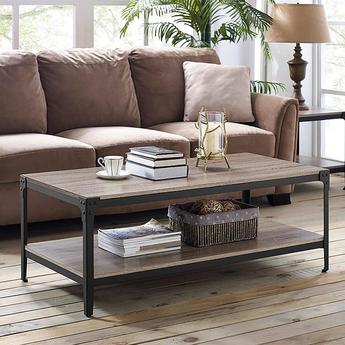 Rustic Wood Coffee Table - Outlet Online UK
