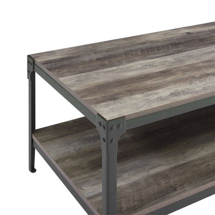 Rustic Wood Coffee Table - Outlet Online UK