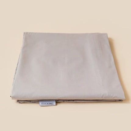 The Little Blanket Shop Children's Blanket Cover - Grey 100% Cotton - Outlet Online UK